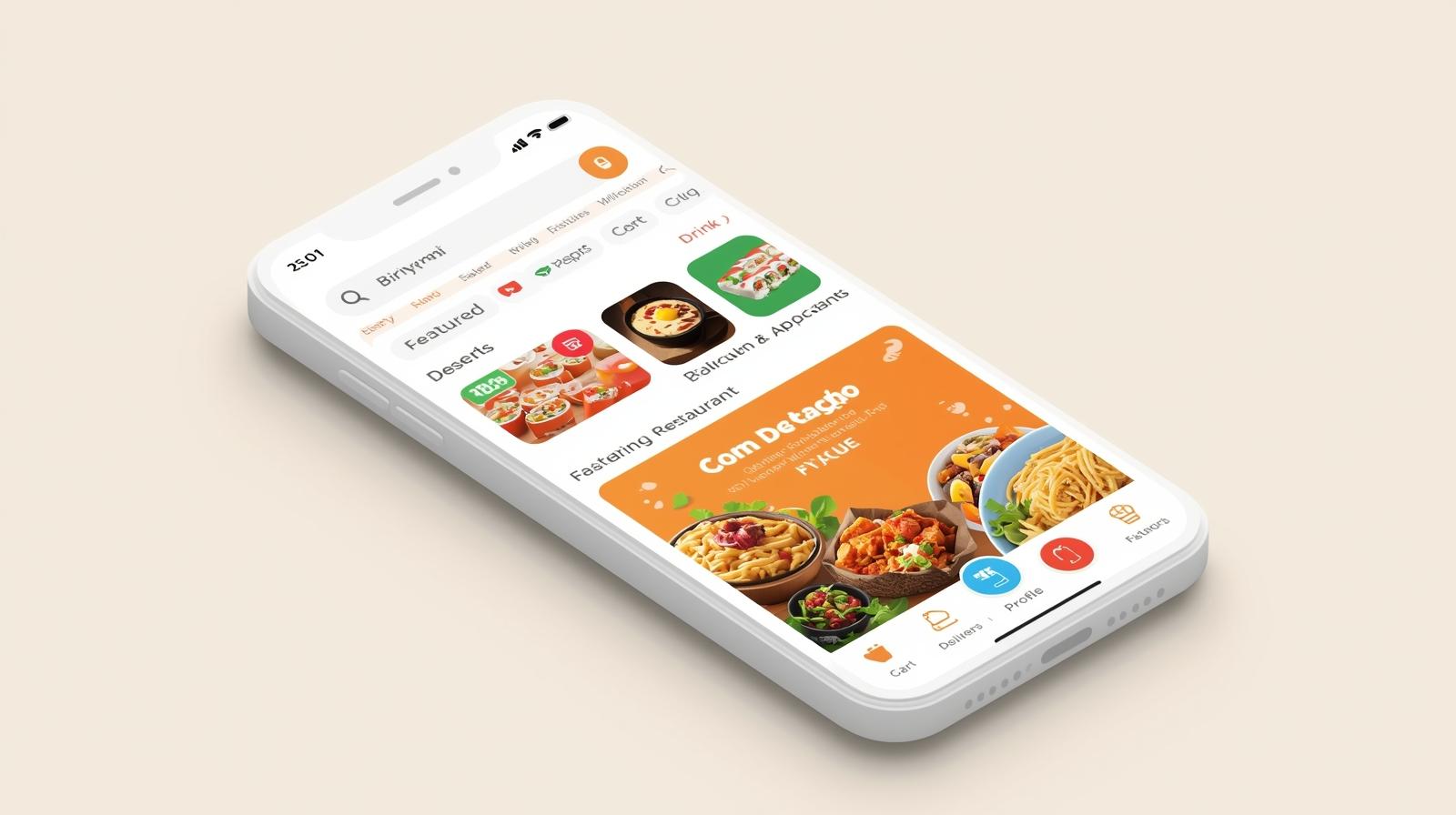 food delivery app development 