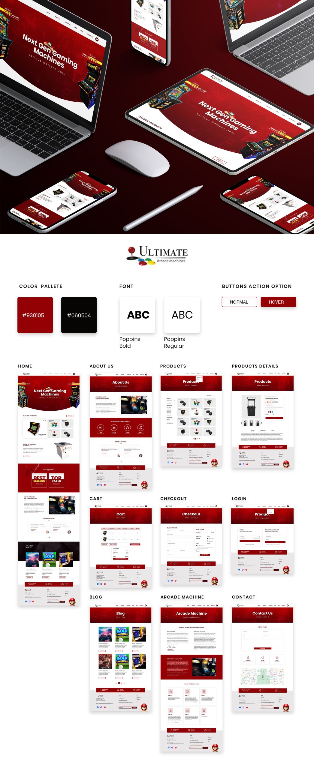 Ultimate Arcade Website