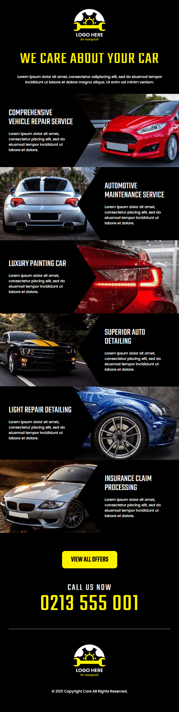 Car 4 Email Template