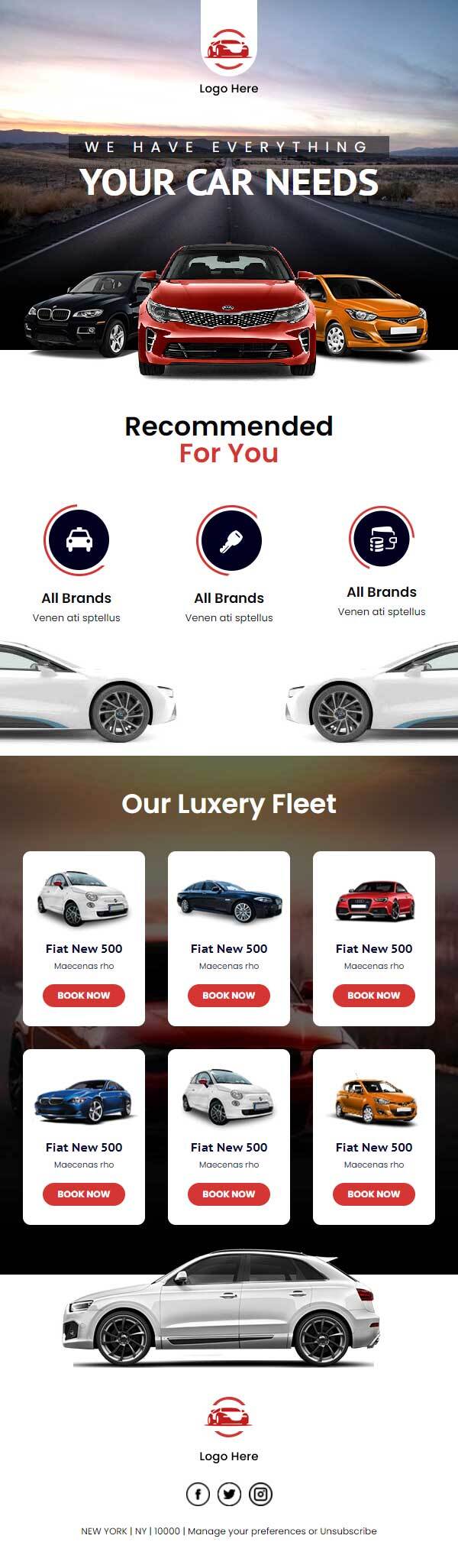 Car 5 Email Template