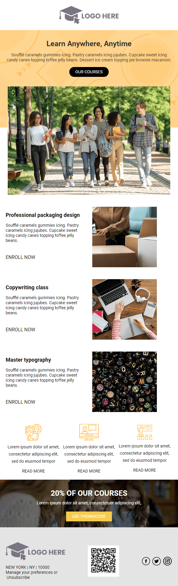 Education Kids 2 Email Template