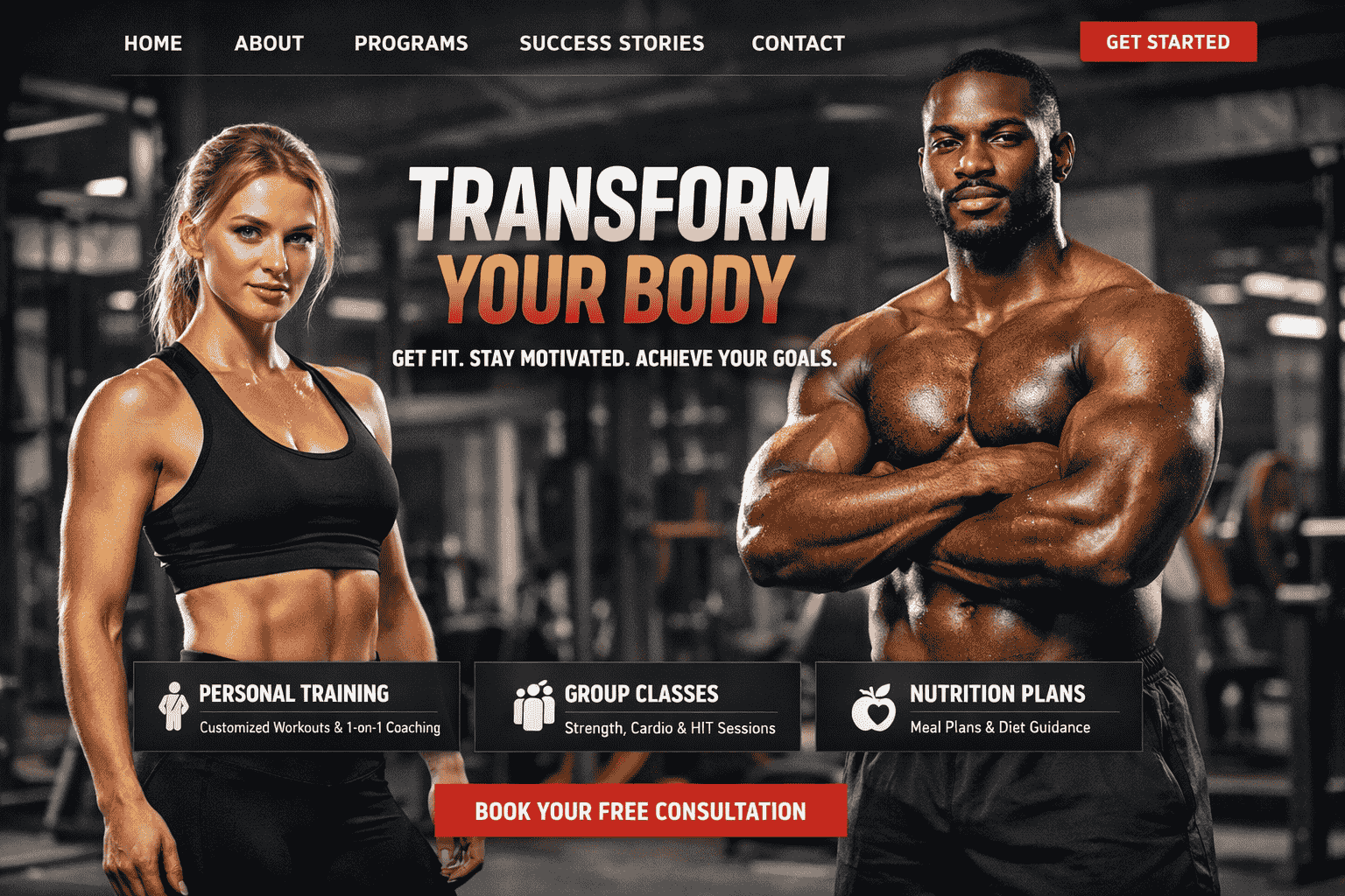 Gym Website Design Services
