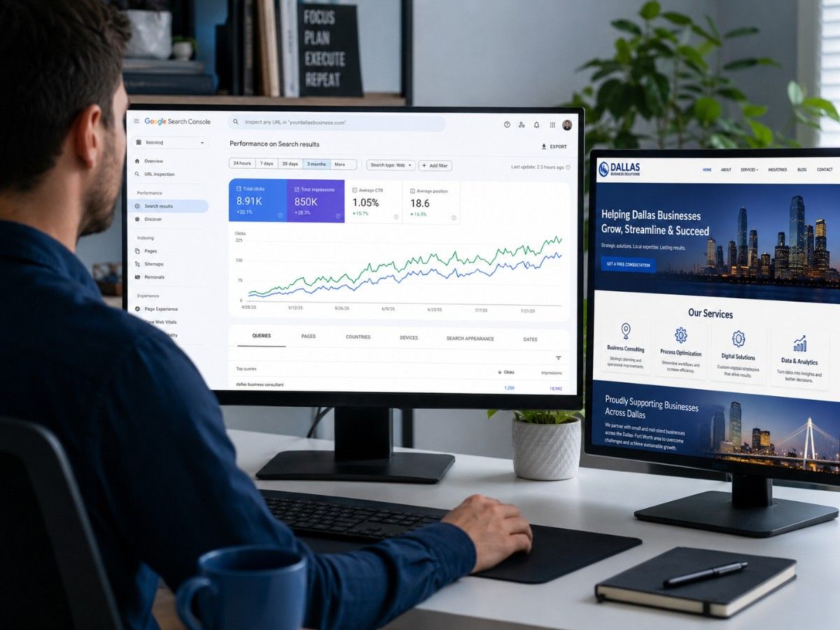 SEO friendly web design Dallas