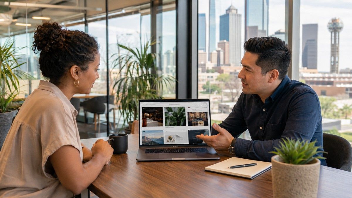 Custom web design company Dallas TX